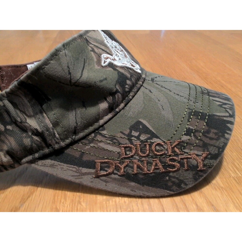 Duck Commandors Sun Visor Mens One Size Green Camo Cotton Adjustabla Hook & Loop - Picture 2 of 6